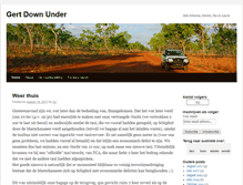 Tablet Screenshot of gertdownunder.com